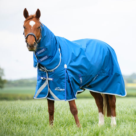 Shires Highlander Original 200g Turnout Combo Rug #colour_blue