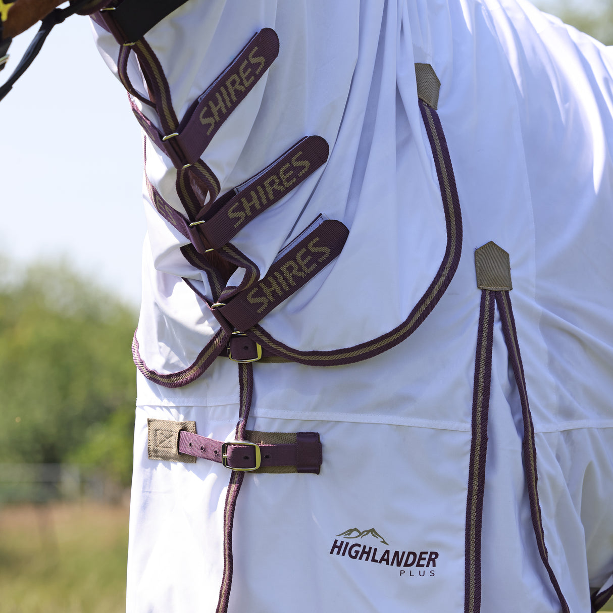 Ensemble de draps anti-mouches Shires Highlander Plus
