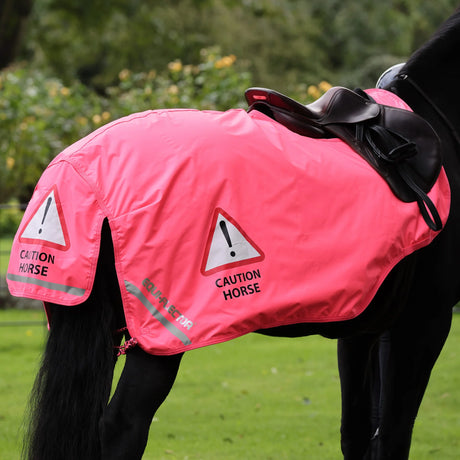 Shires EQUI-FLECTOR Waterproof Exercise Sheet #colour_pink