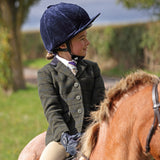 Shires Aubrion Saratoga Children's Jacket #colour_dark-green-check