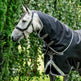 Horseware Ireland Amigo XL Neck Cover no fill #colour_black-titanium-grey-silver