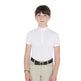 Equestro Girls' Slim Fit Breathable Competition Polo Shirt