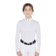 Equestro Girls' Slim Fit Anti-Uv Competition Polo Shirt