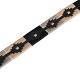 Leather belt with southwest patterm