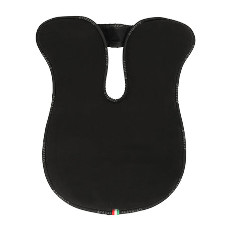 Acavallo Pad MF WFS Suede Hexagonal Gel Front Riser #colour_black