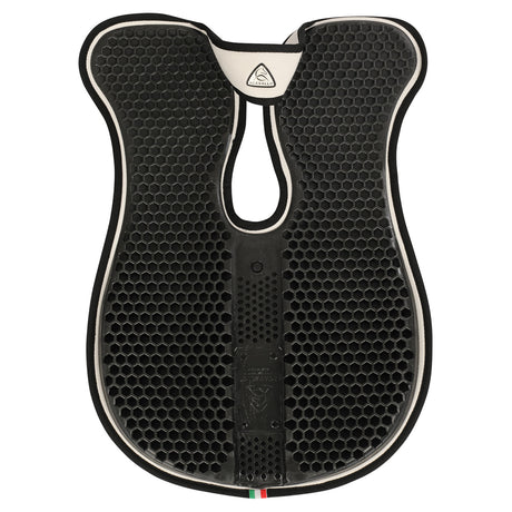 Acavallo Pad WFS Suede Hexagonal Gel Rear Riser #colour_white