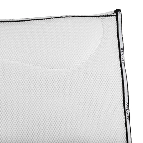 Acavallo Saddle Pad JS CW-3Ds Memory Foam 3D Spacer #colour_white