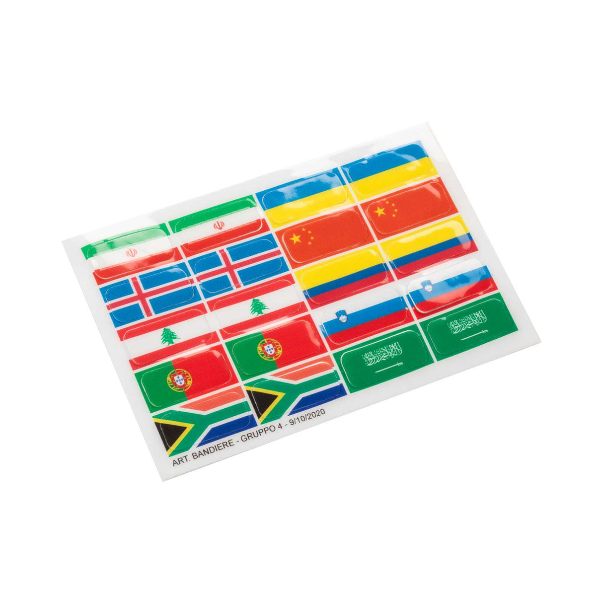 Flag stickers set for Opera stirrups