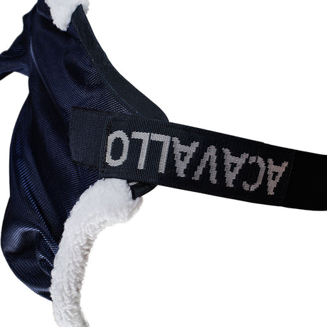 Acavallo Fly Mask Breathable Fabric #colour_blue