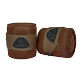 Elasticated exercise bandages fleece