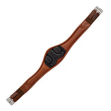 Acavallo Anatomical Jumping Girth Calfskin #colour_cognac