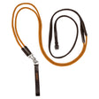 Acavallo Draw Reins Tubular Nylon #colour_brown