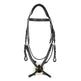 Equestro Bridle With Mexican Noseband And Synthetic Sheepskin