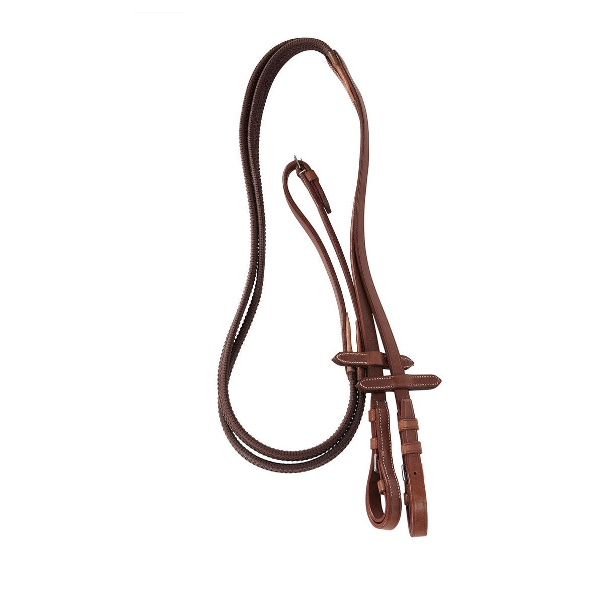 Equestro Bridle With Mexican Noseband And Synthetic Sheepskin