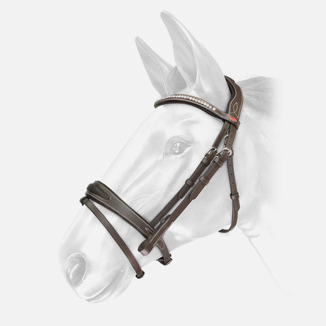 Whitaker Chicago Bling Bridle #colour_havana