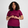 Mochara Short Sleeve Recycled Base Layer #colour_berry