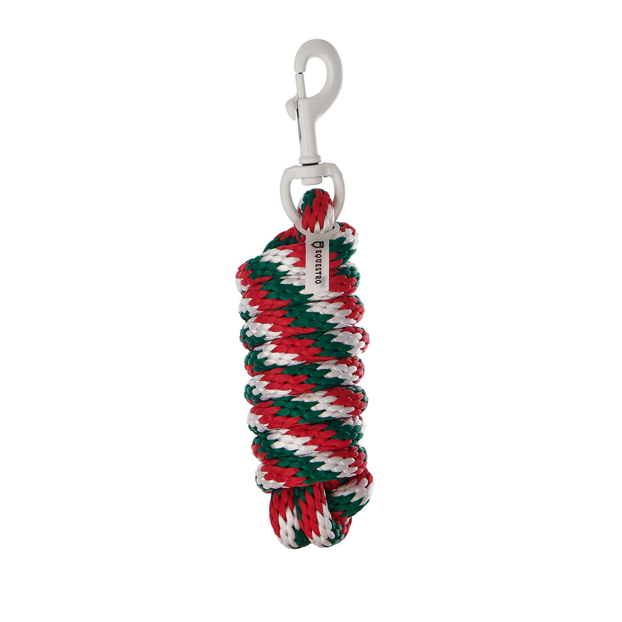 Equestro Nylon Halter With Snap Hook #colour_green