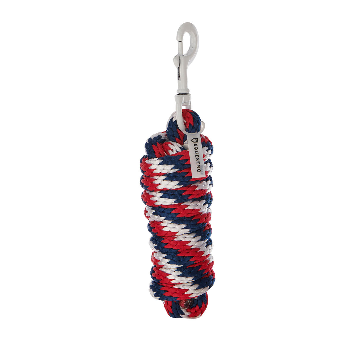 Equestro Nylon Halter With Snap Hook #colour_blue