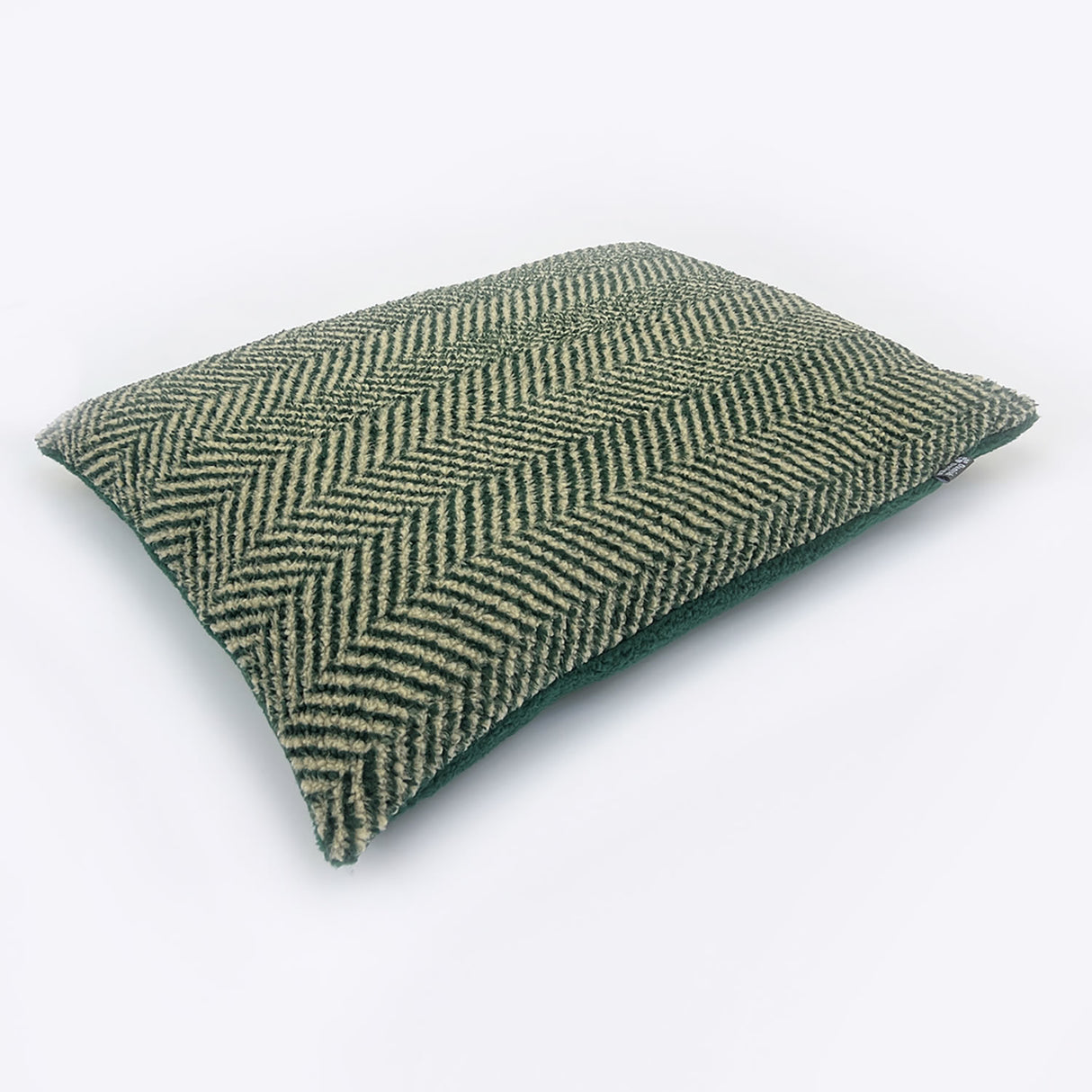 Danish Design Green Herringbone Fleece Duvet Cover #colour_green