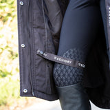 EQUIDRY Girl's Bronte Riding Coat with Removable Hood #colour_brown