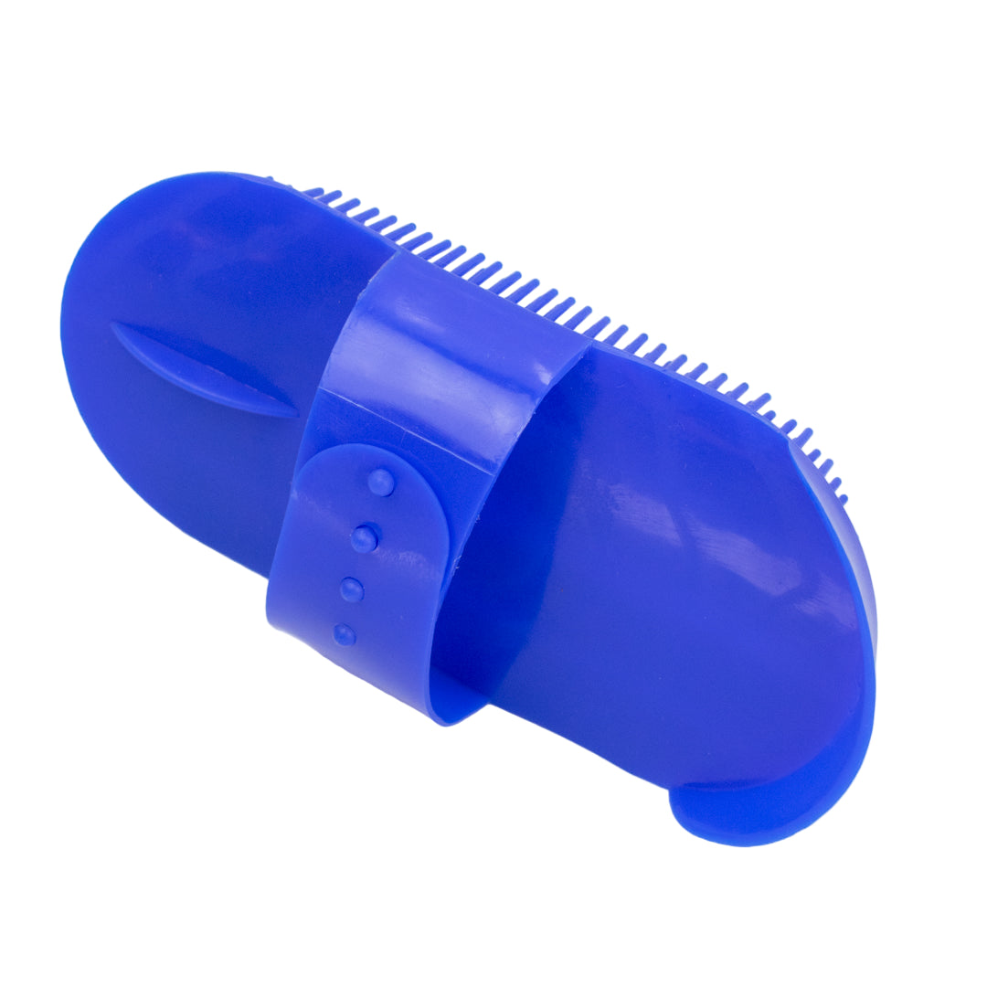 GS Equestrian & Country Plastic Curry Comb #colour_blue