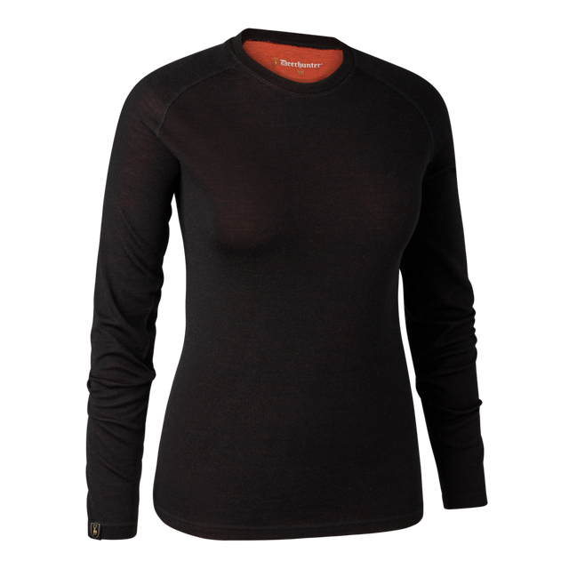 Deerhunter Women's Quinn Merino Undershirt #colour_black-oak