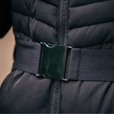 Dublin Belted Ladies Longline Puffer #colour_black