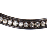 Equestro English Leather Bridle With Glitter