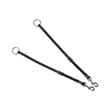 Equestro Tanned Leather Fork Breastplate #colour_brown