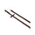Equestro Reins For English Bridle With Brass Buckles #colour_brown