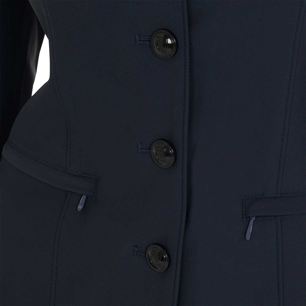 Equestro Women's Four Button Competition Jacket Anatomical Cut