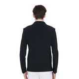 Equestro Men's Anatomical Four-Button Competition Jacket #colour_black