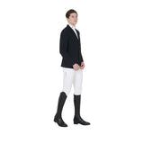 Equestro Men's Anatomical Four-Button Competition Jacket #colour_black