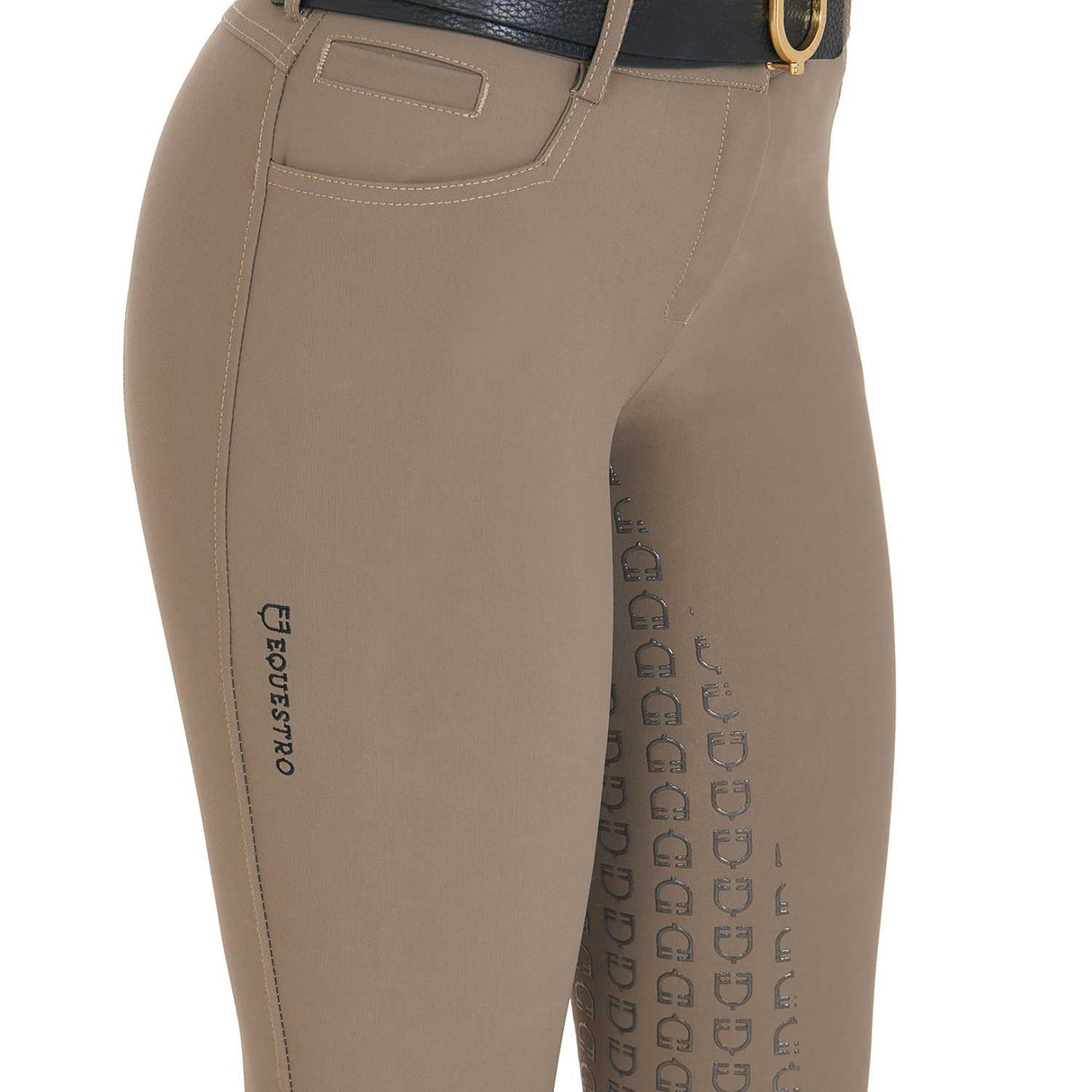 Equestro Women's Full Grip Slim Fit Breeches