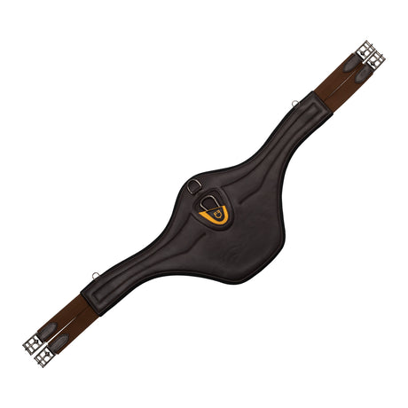 Equestro Jumping Stud Guard Girth #colour_brown