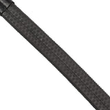 Leather bridle with black clincher