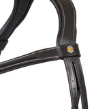 Anatomical bridle with curved noseband