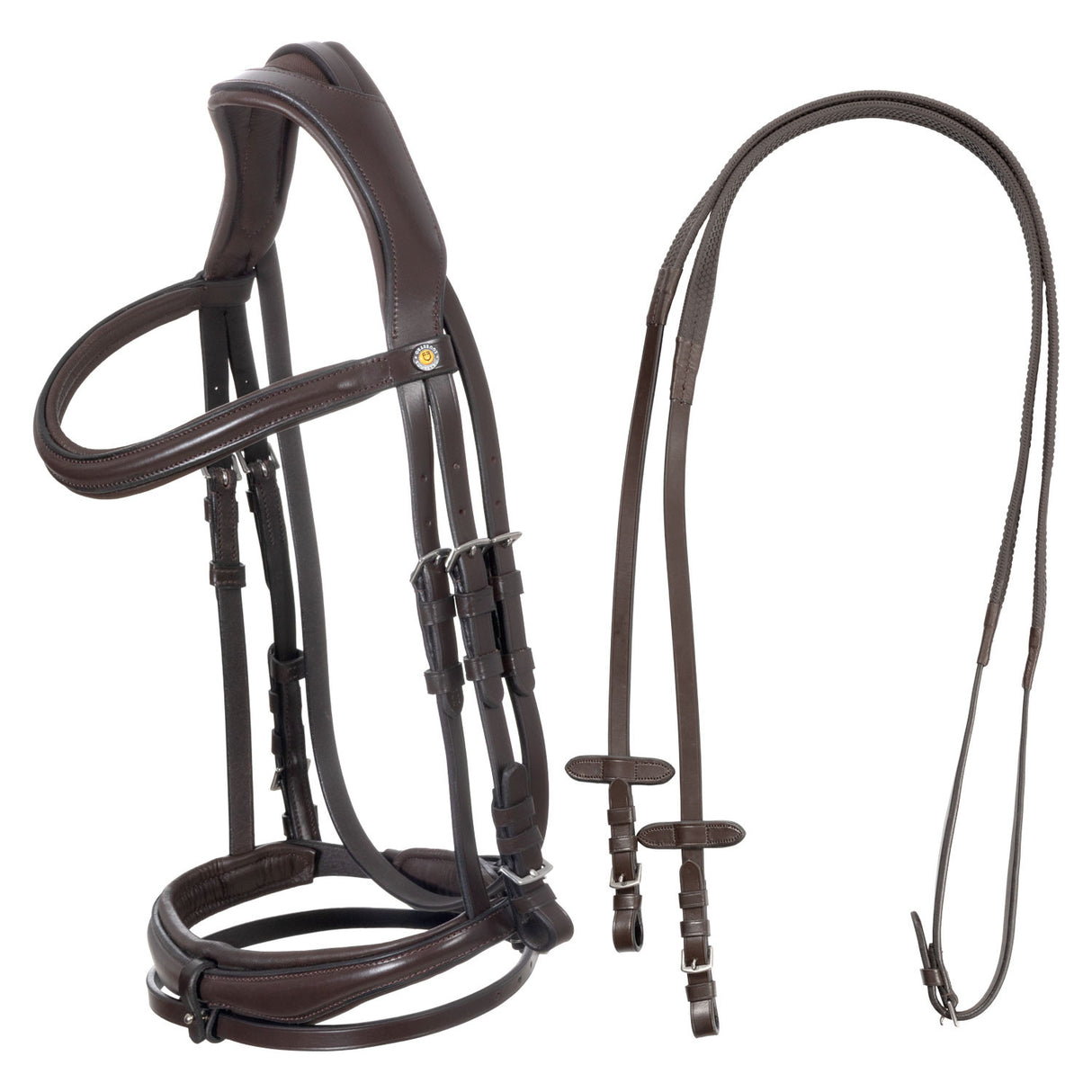 English bridle with anatomical noseband