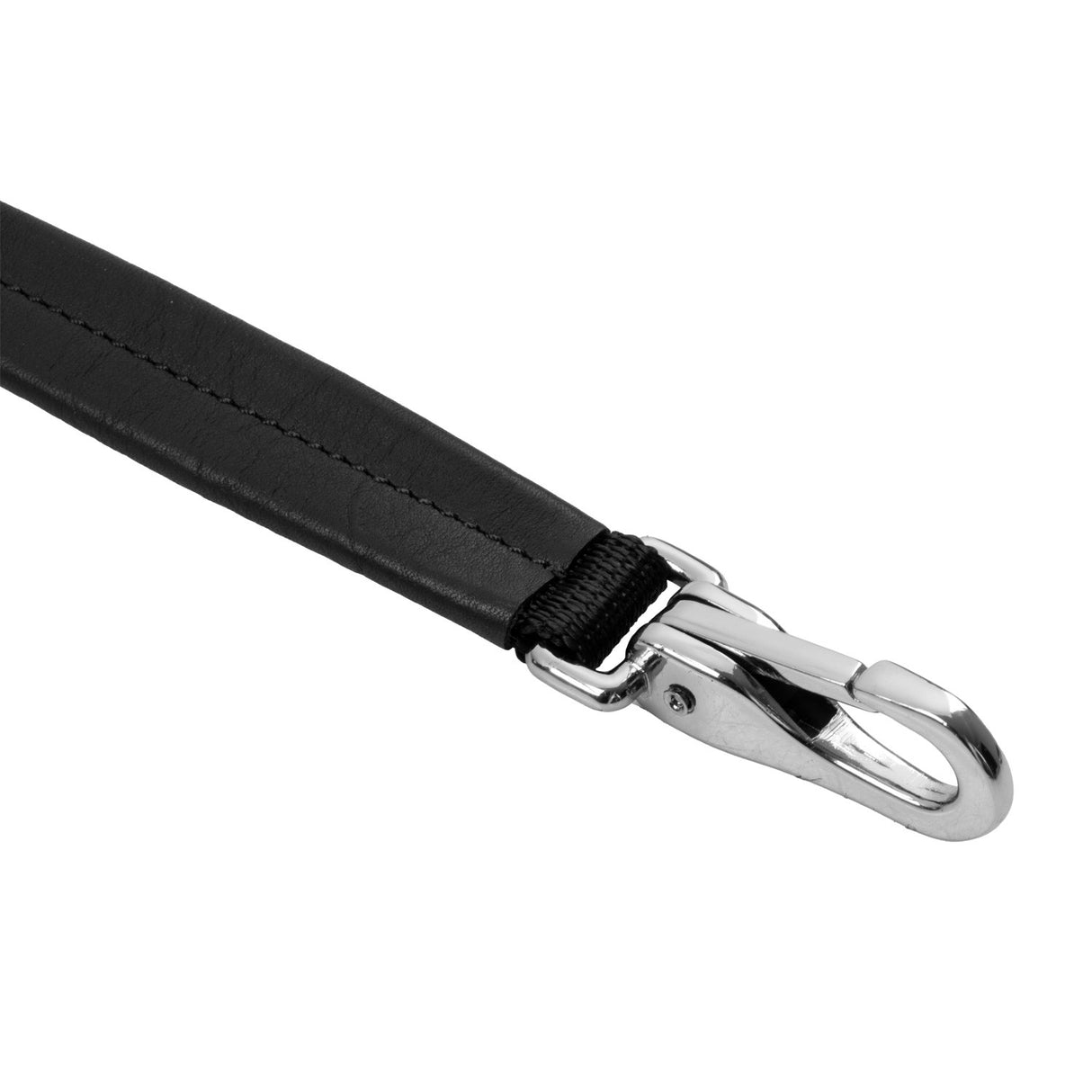 Leather strap for saddle