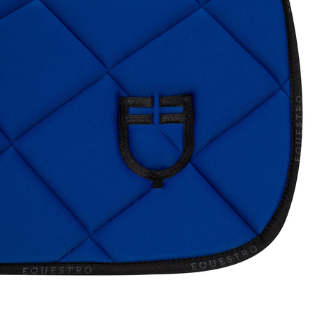 Jumping saddle pad technical fabric with logo