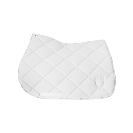 Jumping saddle pad technical fabric with logo
