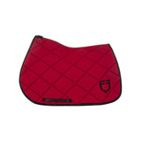 Jumping saddle pad technical fabric with logo