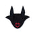 Fly veil in technical fabric with multicolor logo