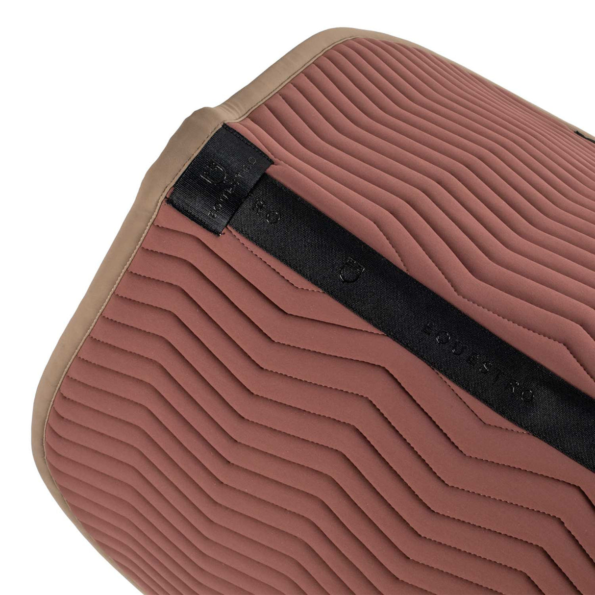 Equestro Wave Quilting Jumping Saddle Pad In Technical Fabric