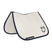 Equestro Wave Quilting Dressage Saddle Pad In Technical Fabric #colour_blue-white