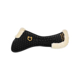Ecowool memory foam pad with silicone grip and logo