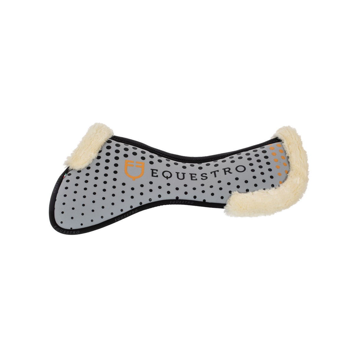 Ecowool memory foam pad with silicone grip and logo