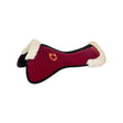 Ecowool memory foam pad with silicone grip and logo