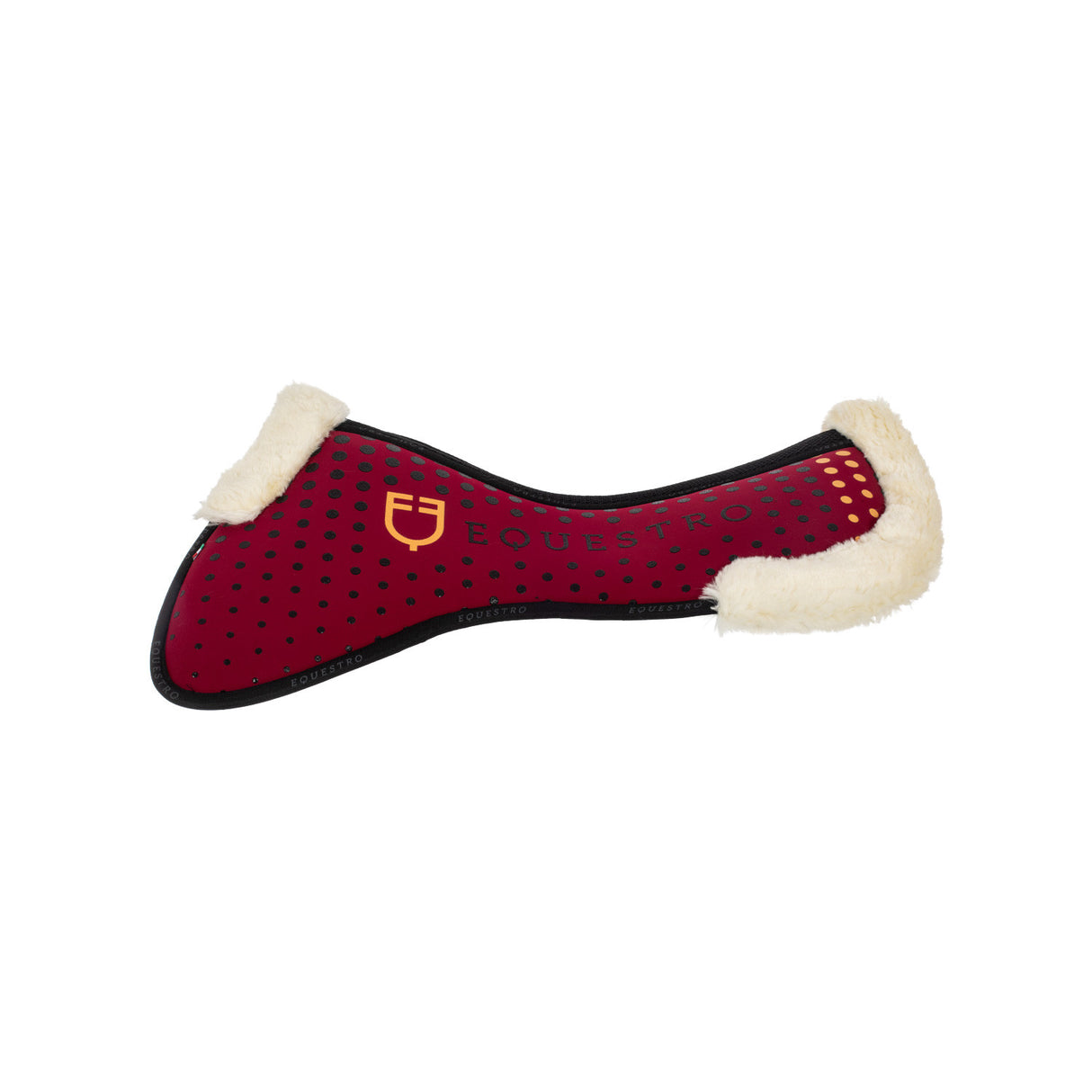 Ecowool memory foam pad with silicone grip and logo