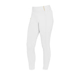 Equestro Girls' Fleece Lining Leggings #colour_white